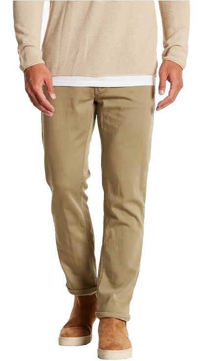 Ezekiel Men’s Tinker Five Pocket Straight Leg Pants Jeans - Dark Khaki- 29Wx32L