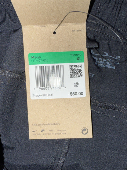 $60 Nike Form Tapered Versatile Pants Lightweight Jogger FB7497-Black-XLarge-New