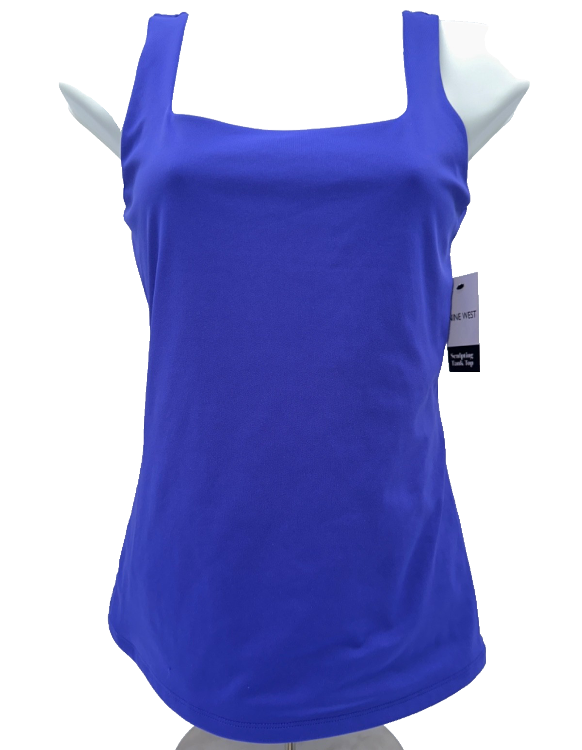 Nine West Women’s Sculpting Tank Top - Archer Blue - Small - New With Tag