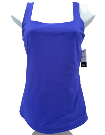Nine West Women’s Sculpting Tank Top - Archer Blue - Small - New With Tag