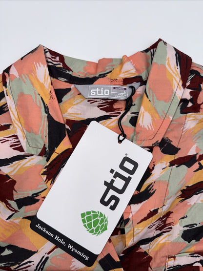 $109 Stio Women’s Marion Brush Stroke Camp Shirt Button Up-Size: Small- NWT
