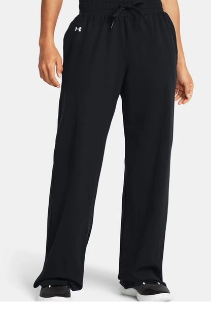 $70 Under Armour Women’s MOTION Open Hem Pants 1383721-001-Black-Medium-New Tag