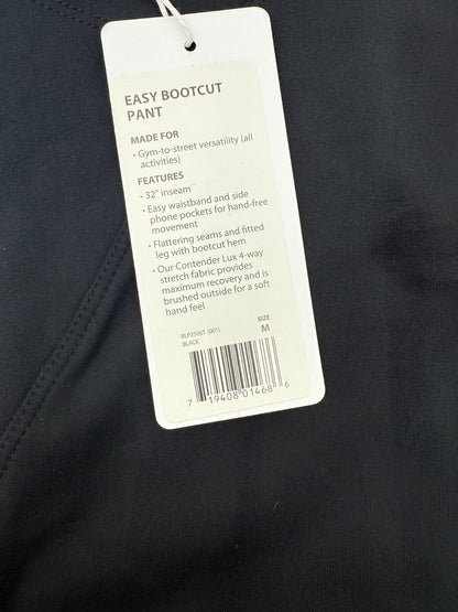 $74 Balance Collection Women’s-Easy Stella High Rise Pocket Pants- Black- Medium