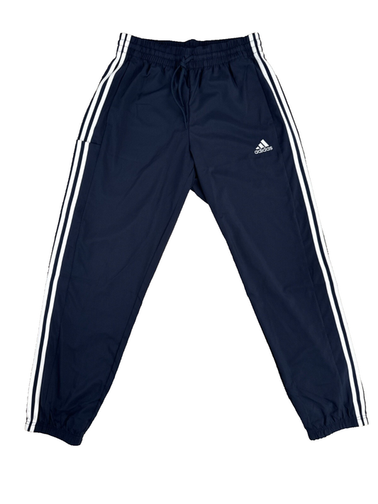 $50 Adidas Men’s Multi Sport Tricot Pants- Blue 3 Stripe - Medium - New w. tags