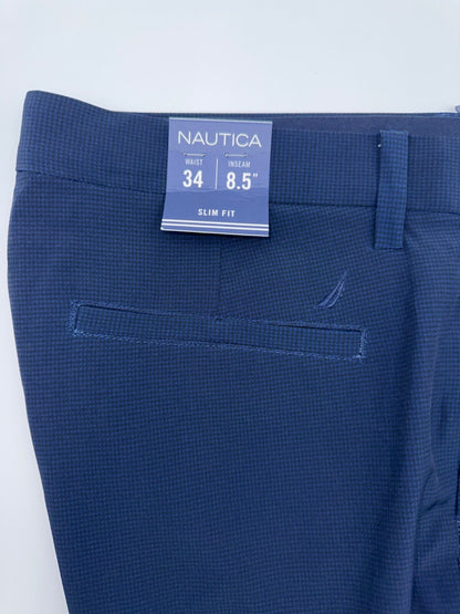 $70 Nautical Men’s Shorts 8.5” - B55100 - 4NV Navy - 34W - New with tag