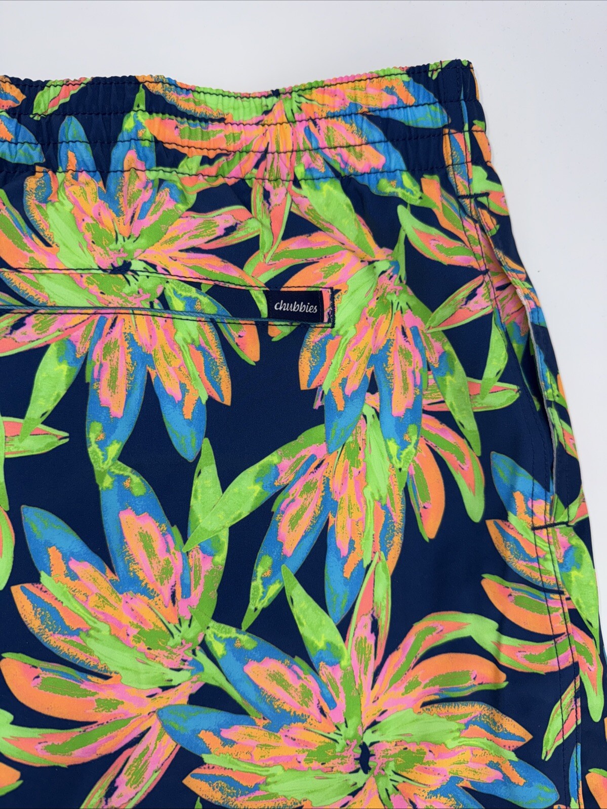 $70 Chubbies The Ocean Flowers 5.5" Inseam Swim Trunks-Multi -2XLarge -New Tag