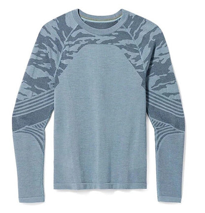 $110 Smartwool Men's Base Layer Intraknit Active Crew-Lead Grey-Large-NEW