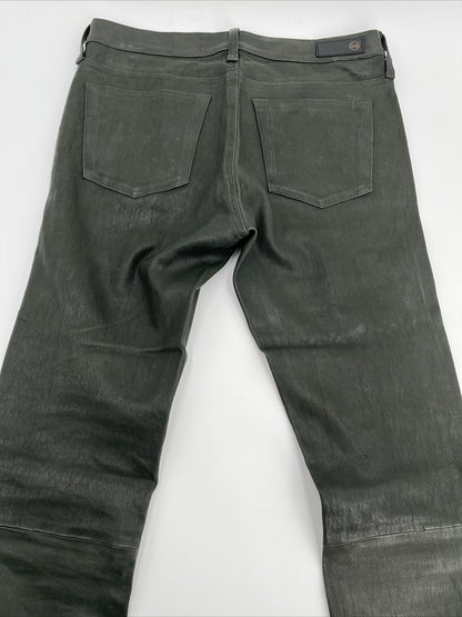 $975 Adriano Goldschmied AG Women’s The Legging Super Skinny Pants-Olive-27W-NEW