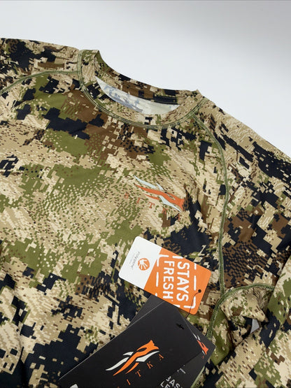Sitka Men’s Core Lightweight Crew Long Sleeve- Optifade Subalpine - Medium- New