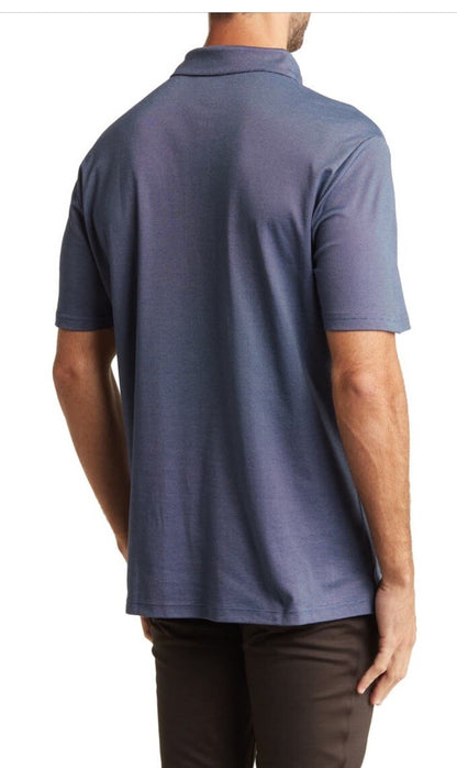 Westzeroone Men’s River Valley Polo S/S Shirt - Blue Night- Small- New Tags $69