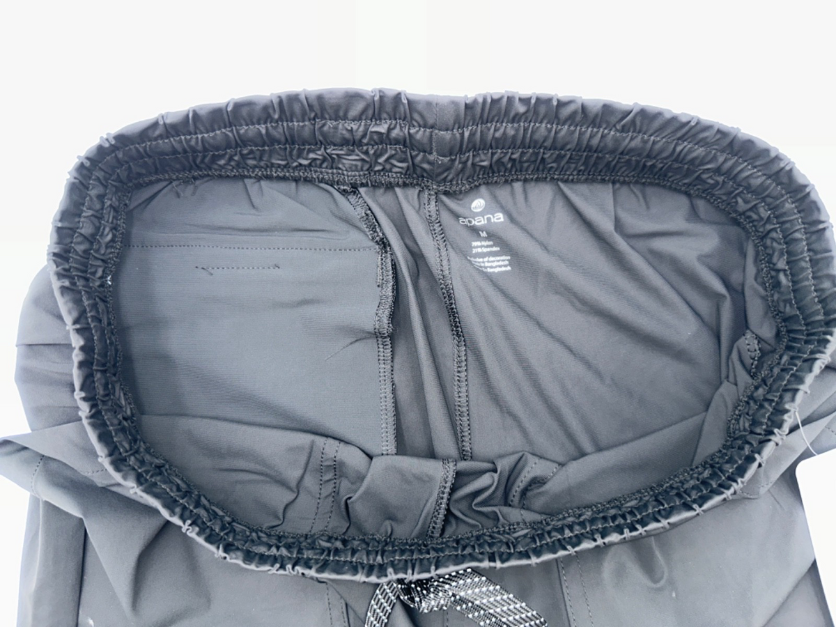 $65 Apana Women's Napa Woven Jogger - Rich Black - Medium - New With Tags