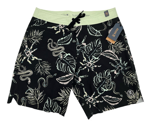 $89 Roark Men’s Passage Primo 18” Boardshorts-  Tropakill- Size: 32W  New Tags
