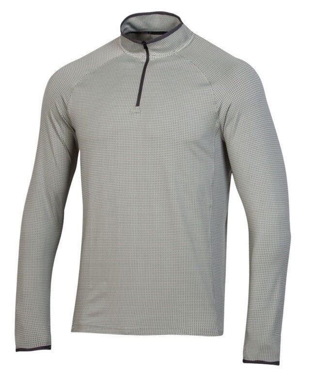 $75 Under Armour Men’s T2 Half Moons Print 1/4 Zip Golf Top - Green- Medium -New