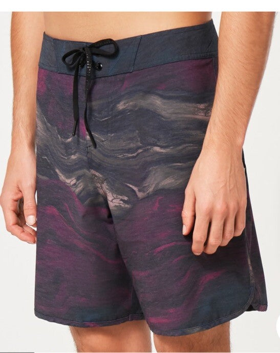 $65 Oakley Men’s Marble Swirl 19 inches Board Swim Shorts- Purple-Size: 30”-New