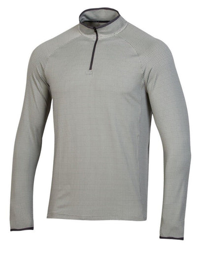 $75 Under Armour Men’s T2 Half Moons Print 1/4 Zip Golf Top - Green- Medium -New