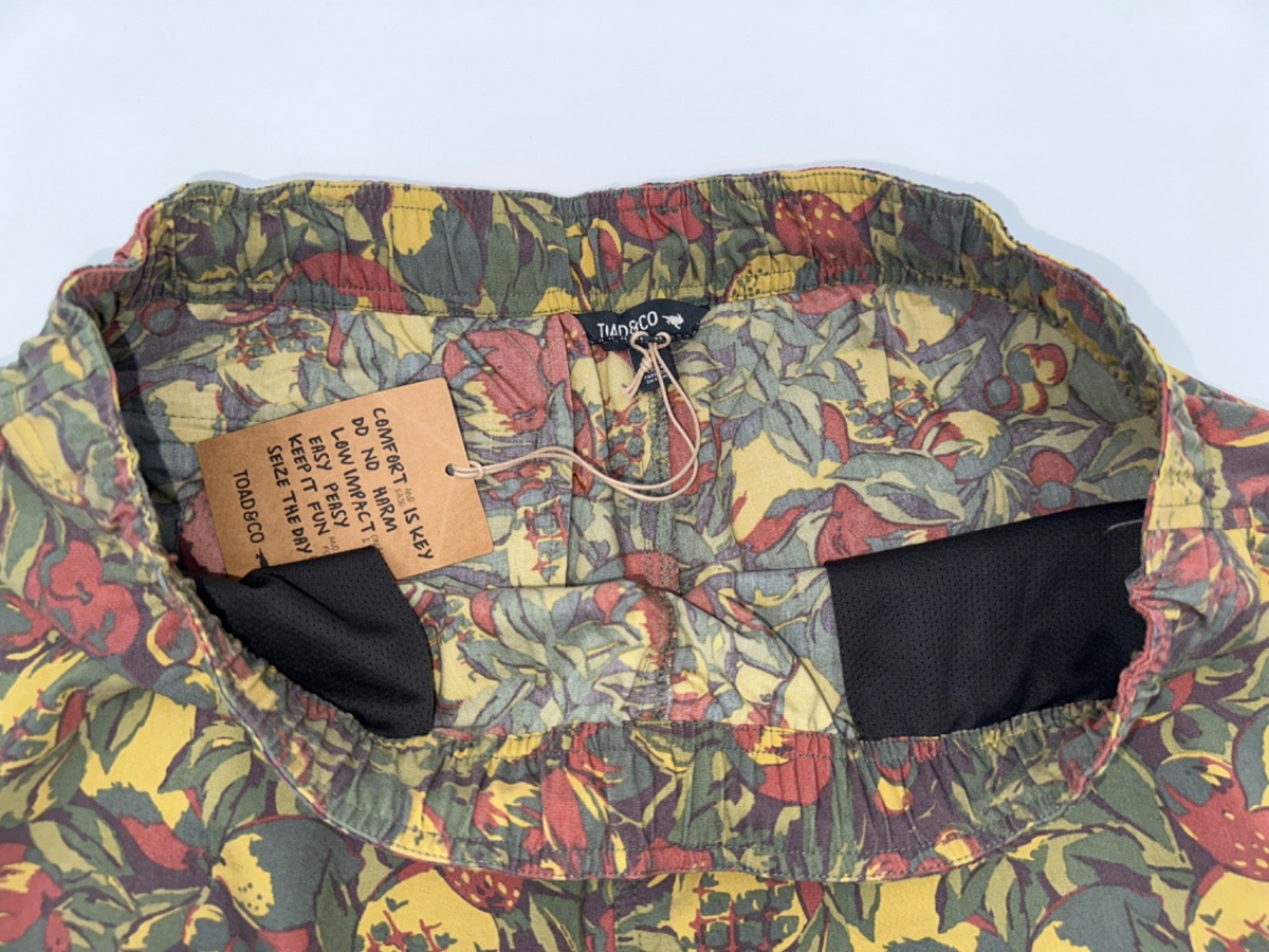 $68 Toad & Co Men’s Boundless Pull On Shorts -Chive Fruit- Large -New With Tag
