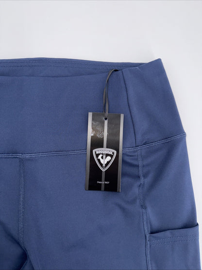 $95 Rossignol Women’s Stretch Full Length Running Tights- Navy- XLarge -New Tags