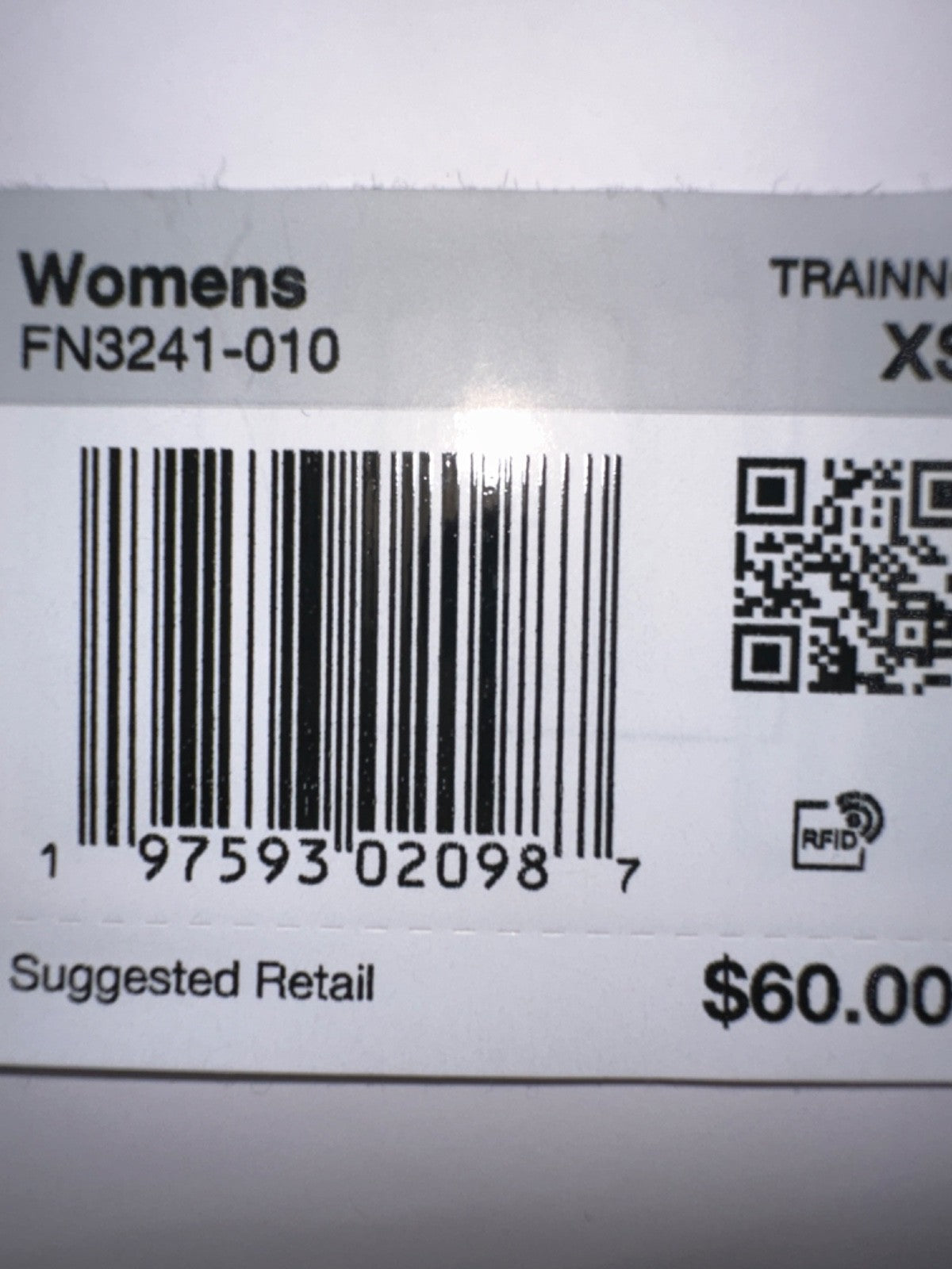 $60 Nike Women's High Waist Training Leggings - Black - XSmall - New With Tag