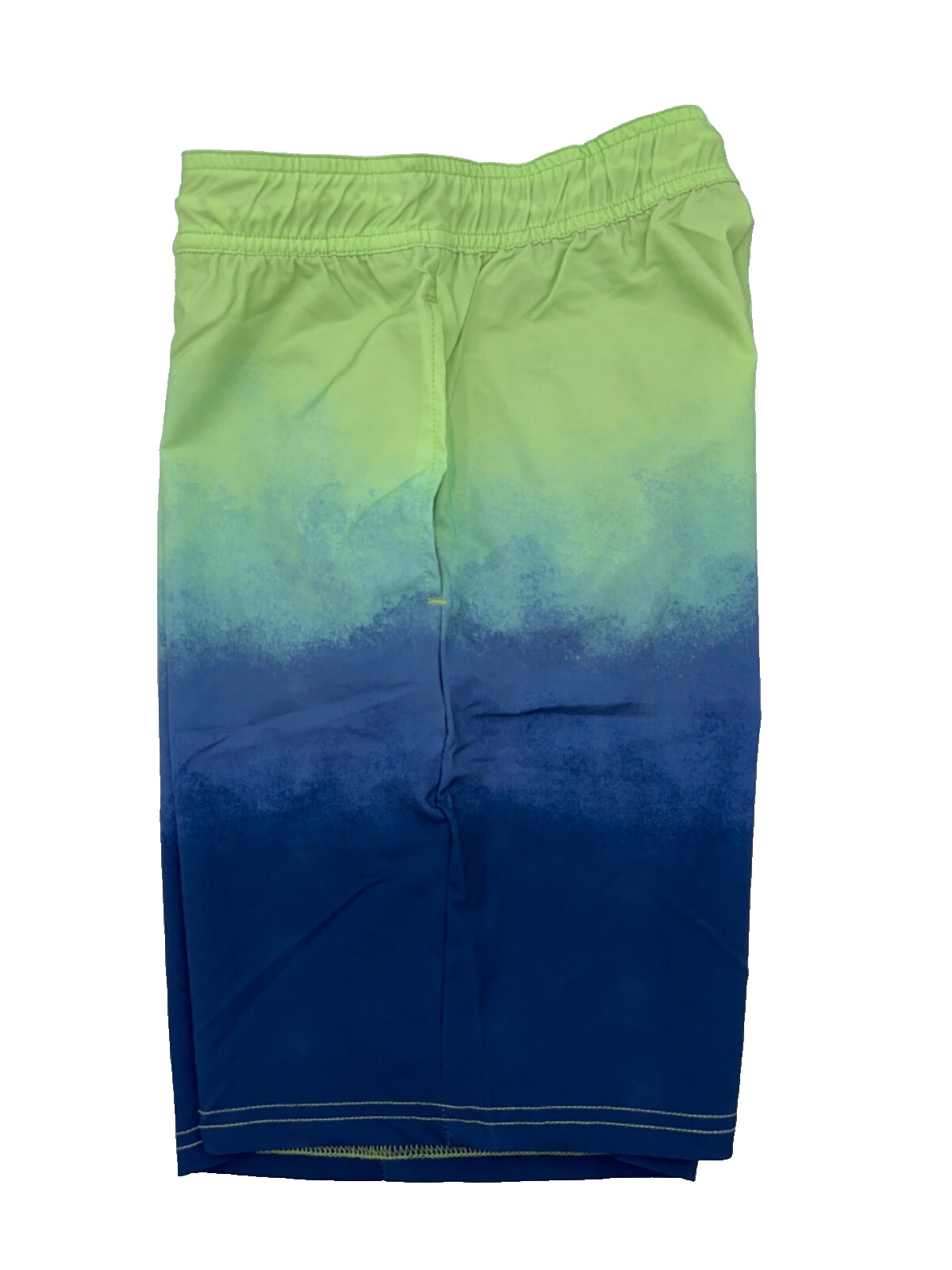 $45 Eddie Bauer Boys Sea Spray Magic Print Swim Shorts - Green Tea - Large -New