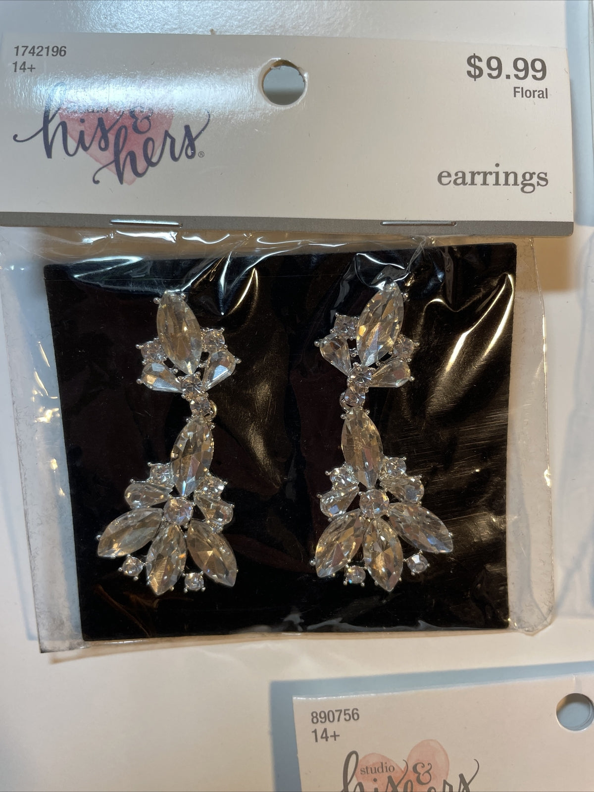 Combo Lot 3 PCs Studio His & Hers WEDDING Set: EARRING - HAIR COMB - Bracelet