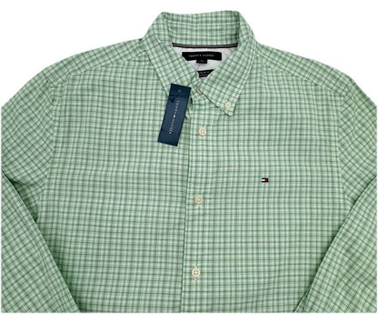 Tommy Hilfiger Men’s Classic Fit LS Shirt-Medium- New Tags $75