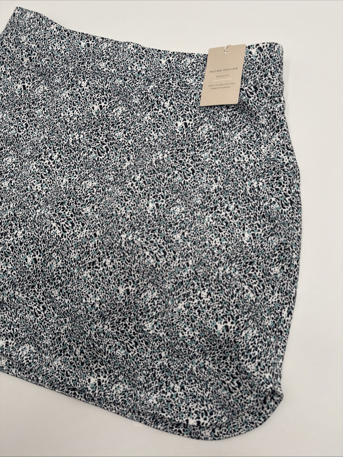 $125 Peter Millar Women’s Alice Petal Hem Golf Skort-Spot On Blue - Medium-NWT