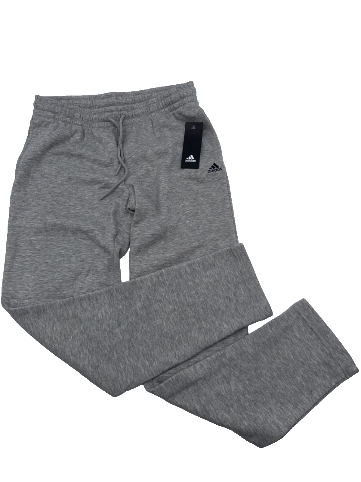 $45 Adidas Women's Fleece Sweatpants - ADVW0117 -Grey - Medium - New With Tags