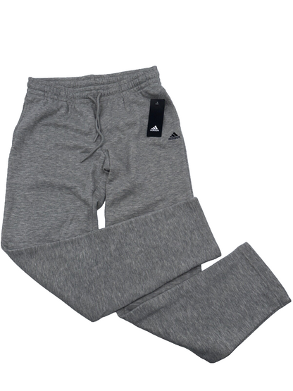 $45 Adidas Women's Fleece Sweatpants - ADVW0117 -Grey - Medium - New With Tags