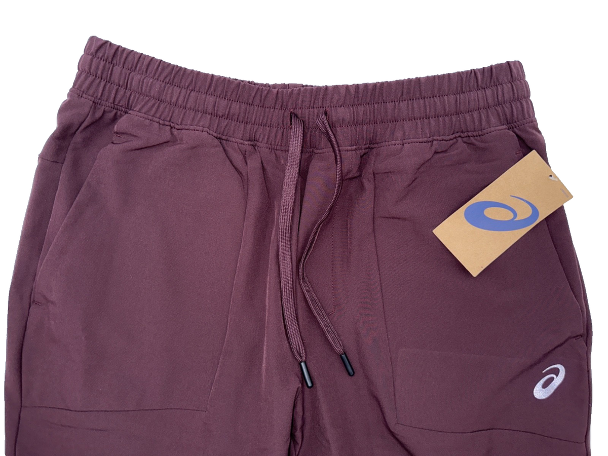 $45 Asics Men's Woven Jogger - Fudge Brushed Rust - Medium - New With Tags