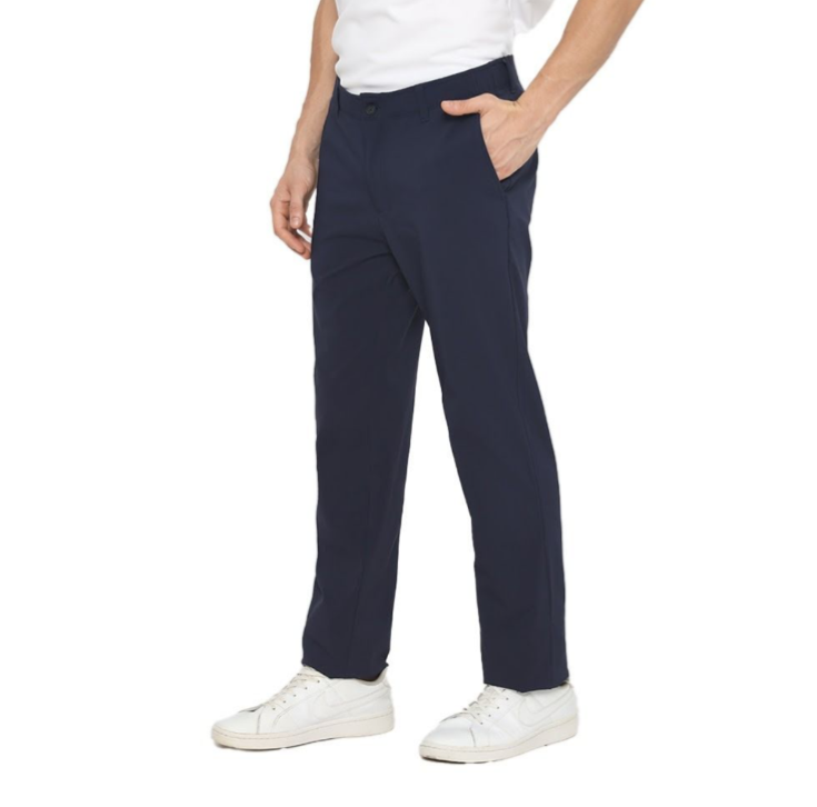 $80 Jack Nicklaus Men’s- Belli Premium Regular Fit Trousers -Classic Navy-34X32