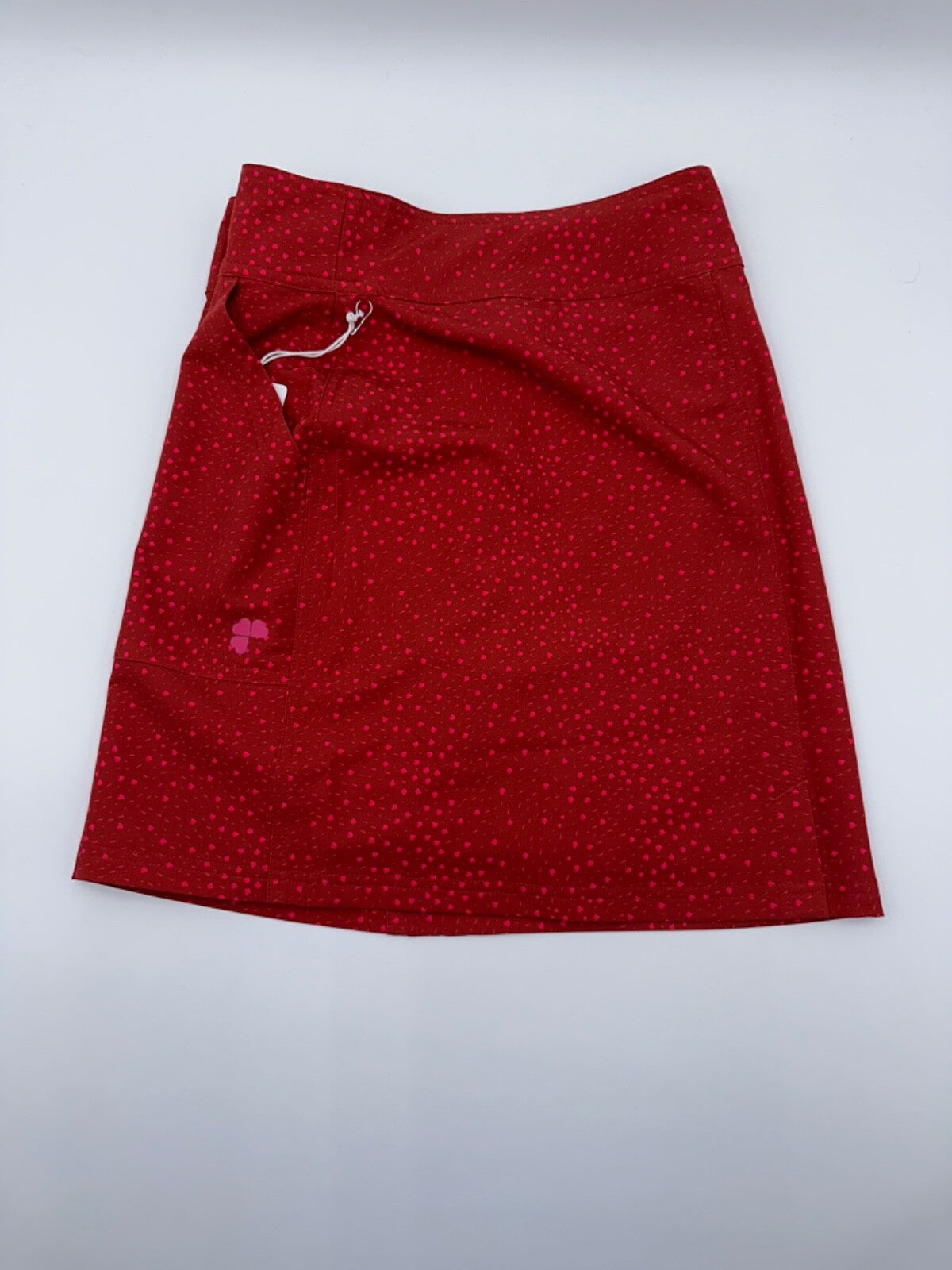 $90 Krimson Klover  Women's Kerry Skort - Sangria/Flam Flecks-Small - New