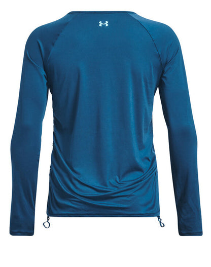 Under Armour Women's Motion Longline Cinch Side Shirt 1379179-Black-Medium-$45
