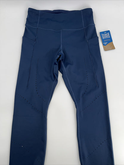 $95 Brooks Women’s Method 3/4 Tights - Navy - XLarge - New With Tags