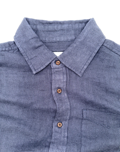 $89 Katin Men’s Woven Alan Solid Long Sleeve - Light Grey - Medium - New