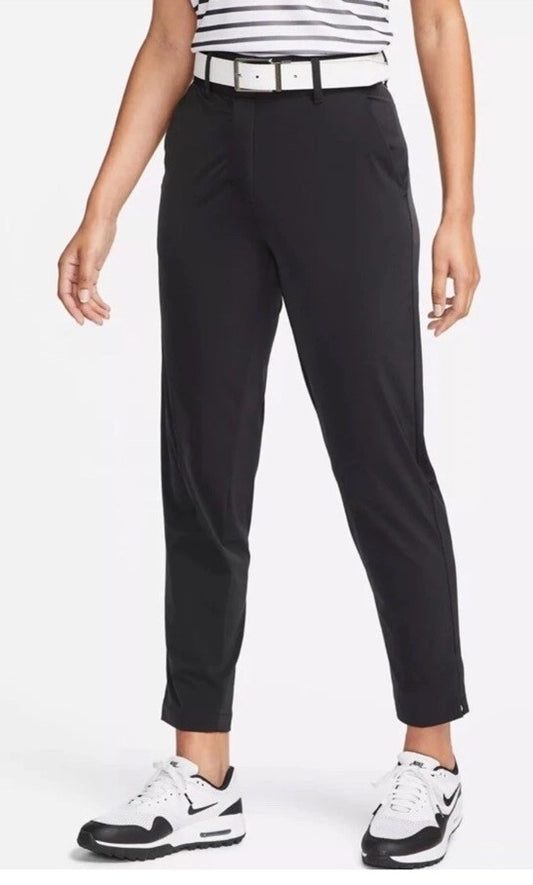 $120 Nike Women’s Dri Fit Tour Golf Pants FD5607-010 - Black- Size: Medium - New