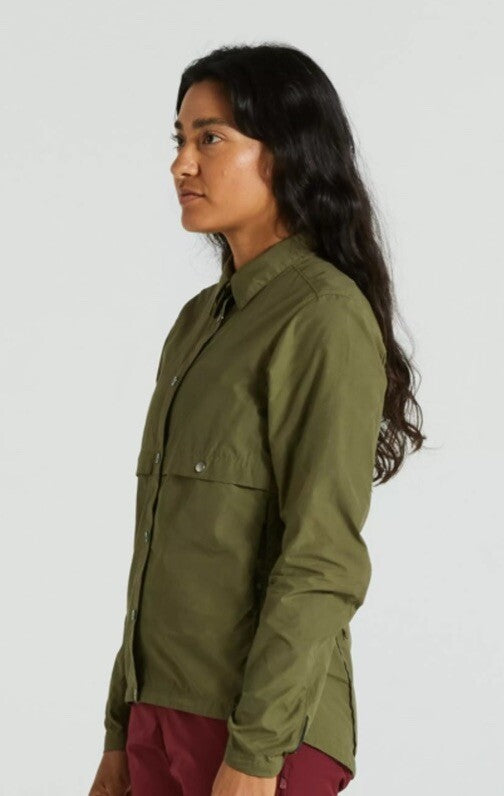 $180 Fjallraven Women's Rider’s Wind Jacket- Olive Khaki- Medium- New Tag