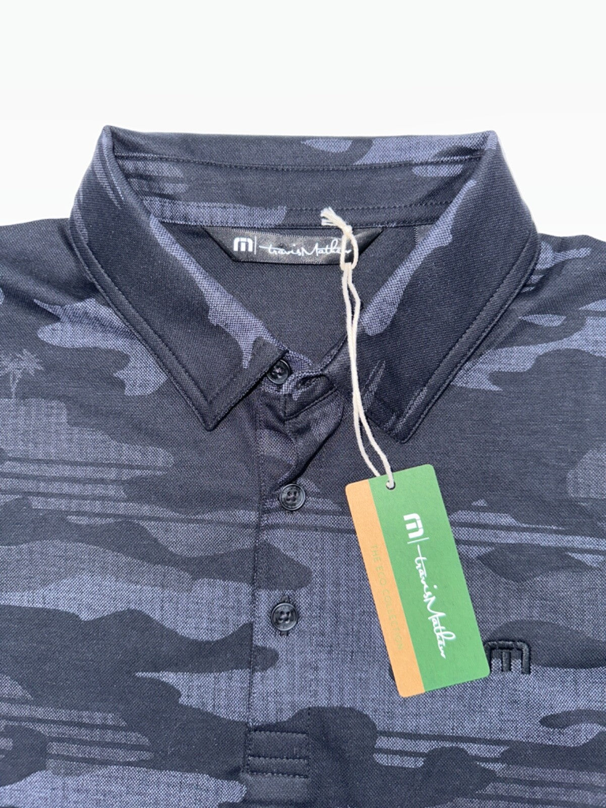 $100 Travis Mathew Men’s Beachside Stealth Polo - Black - Small - New With Tag