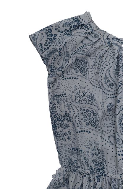 $60 Lauren Conrad Women's Pleat Neck Dress - Paisley - Large - New With Tag