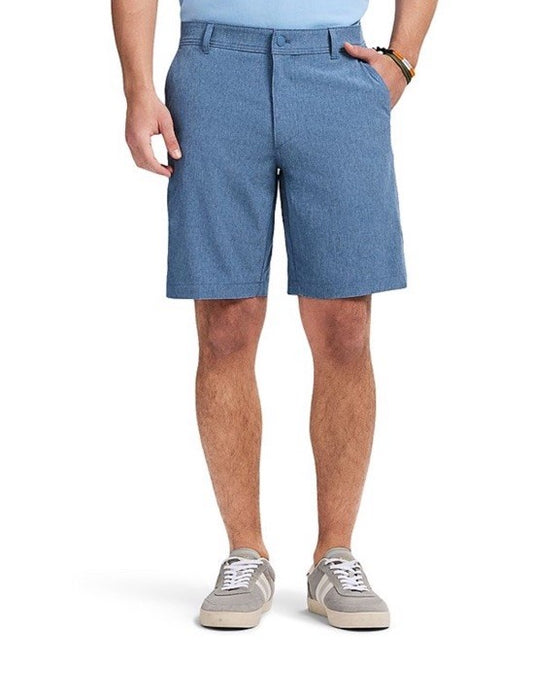 $50 IZOD Men’s Saltwater Hybrid Performance 9.5”Shorts - True Blue-34W-New