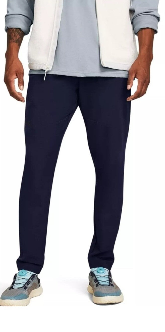 $90 Under Armour Men’s Unstoppable Tapered Training Joggers -Navy- Small -New
