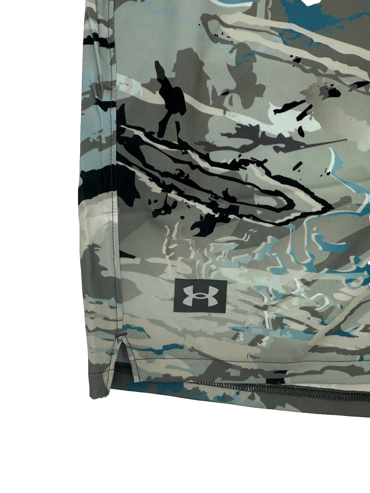 $60 Under Armour Men’s-Shorebreak Boardshort- Blue/Grey Camo- Medium-New Tag