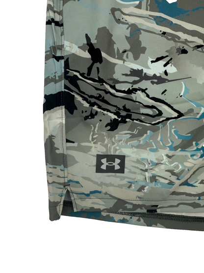 $60 Under Armour Men’s-Shorebreak Boardshort- Blue/Grey Camo- Medium-New Tag