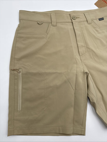 $76 Simms Men’s Skiff Shorts 9" Fishing Classic Fit UPF-Sandbar Beige- 32W- NEW