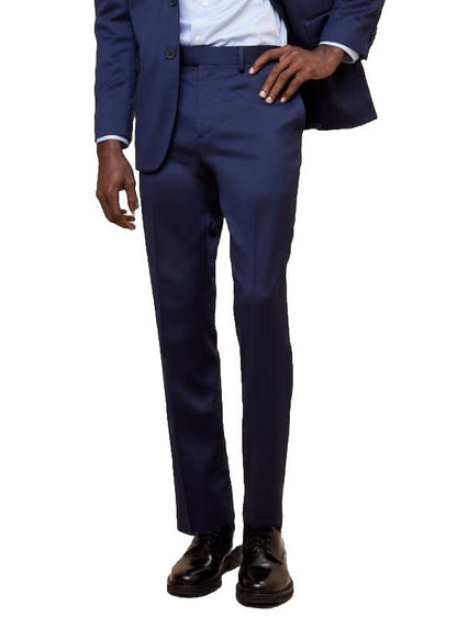 $150 Banana Republic Men’s Modern Classic Satin Suit Trouser Pants-Navy- 33Wx32L