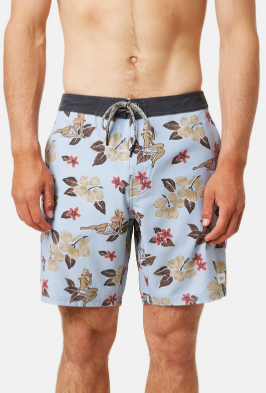 $67 Katin Men’s- Kaimana Hybrid Swim Trunk- Blue- Size 34W- New Tag