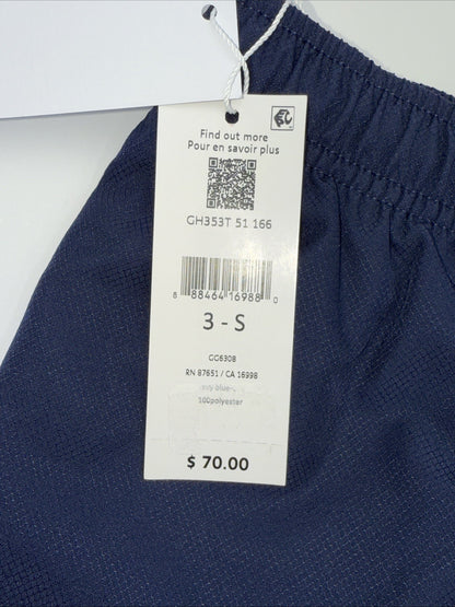 $70 Lacoste Men’s Lightweight Lined GH353T Tennis Shorts- Navy Blue- Small-  NEW