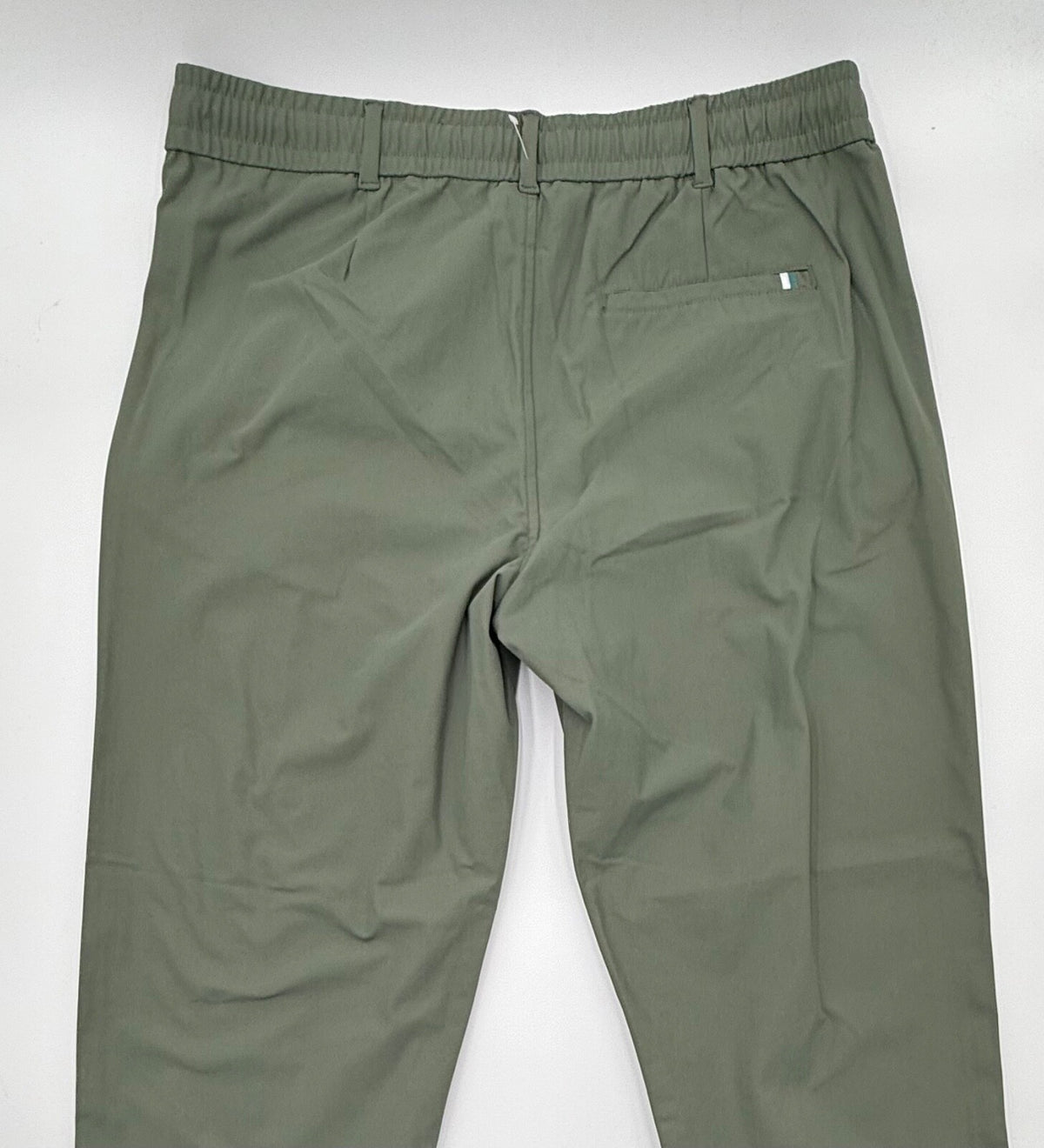 $95 Ike Behar Men’s- Drawstring Casual Pant-Moss Khaki - Large- New Tag