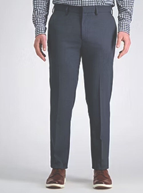 Haggar Men’s Perfect Fit Comfort Straight Slim Fit Dress Pants- Ink - 32Wx34L
