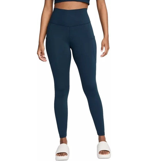 $60 Nike Women's Training Leggings - FN3241478 - Teal - Medium - New With Tags