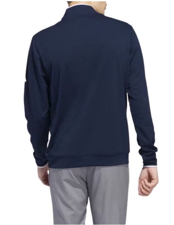 $70 Adidas Men’s Lightweight Half Zip Top - Navy - Small - New With Tags